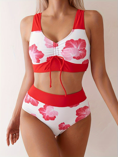 Flower Print Holiday Bikini – Women - Shé Hauté