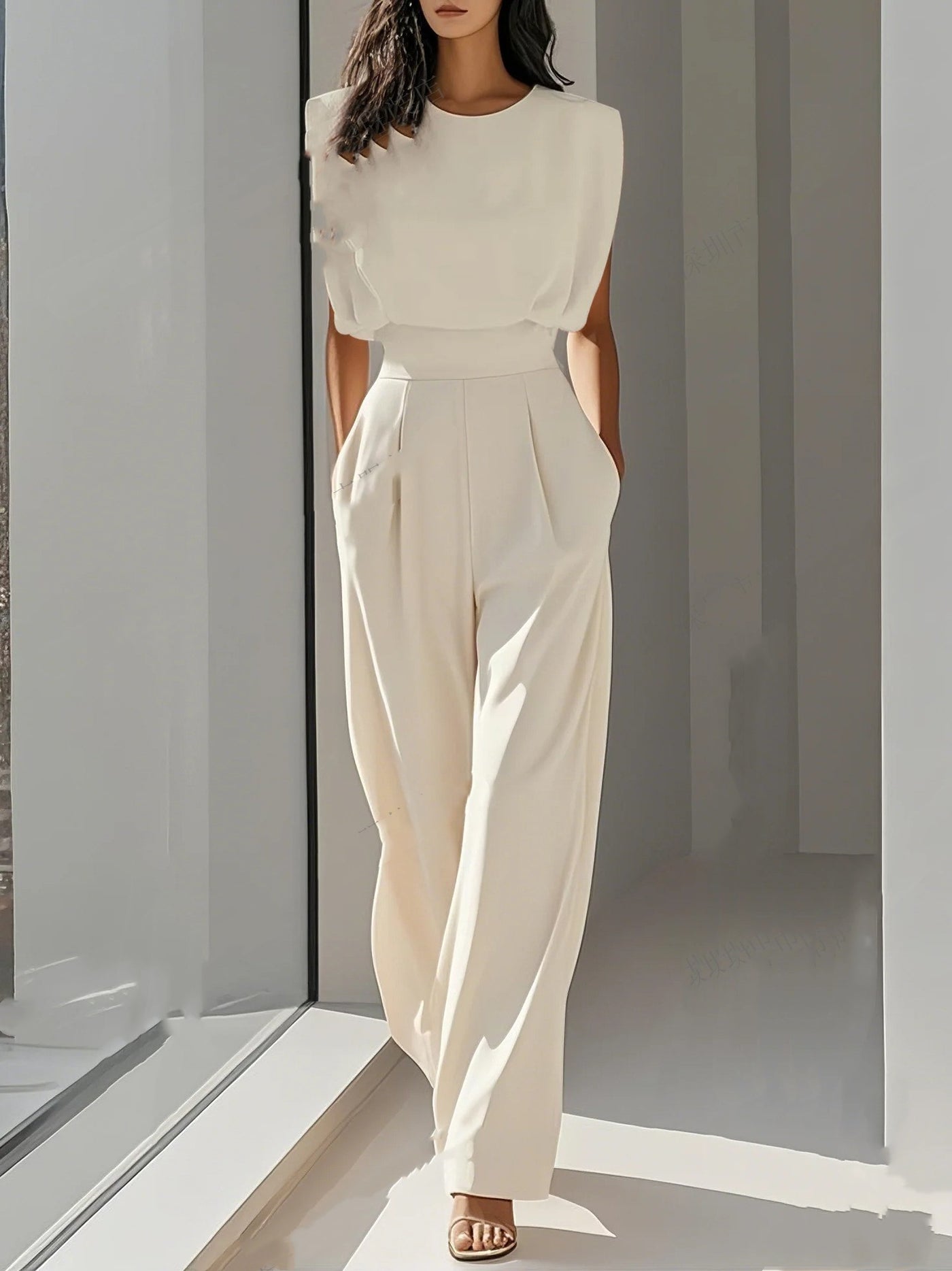 Solid Fit Jumpsuit