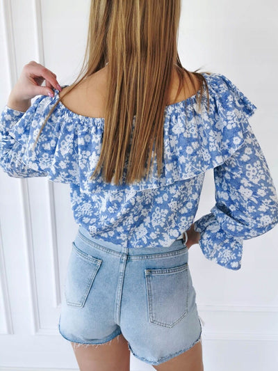 Ruffle Off Shoulder Top