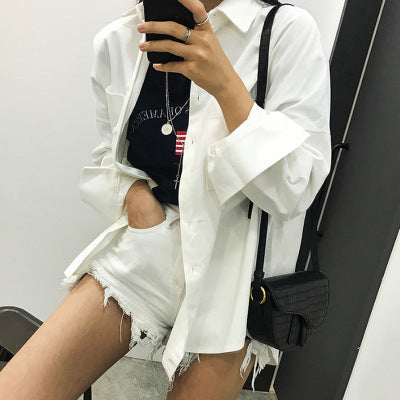 Women's Cotton Pocket Shirt