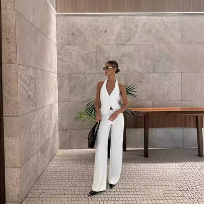 Backless Suit Set