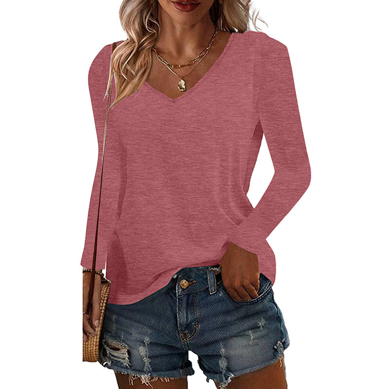 Long Sleeve Basic Tops – Women