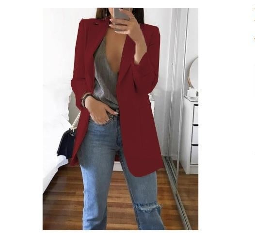 Blazer à revers slim