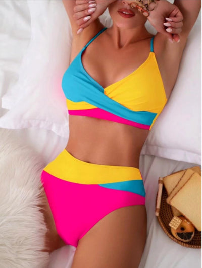 Color Block Bikini Set – Women - Shé Hauté