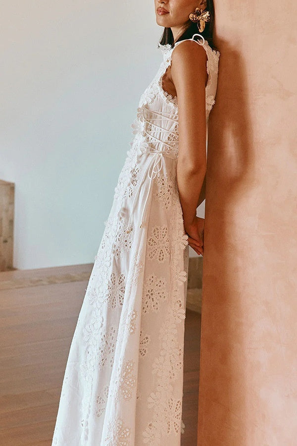 Robe ajustée nouée