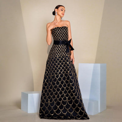 Robe de soirée brillante
