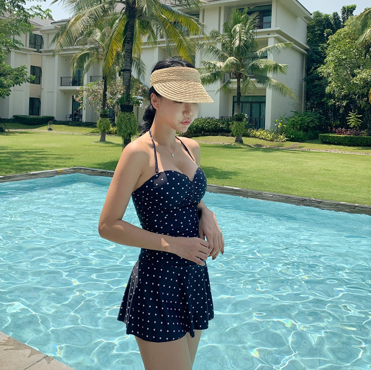 Polka dot halter bikini - Shé Hauté