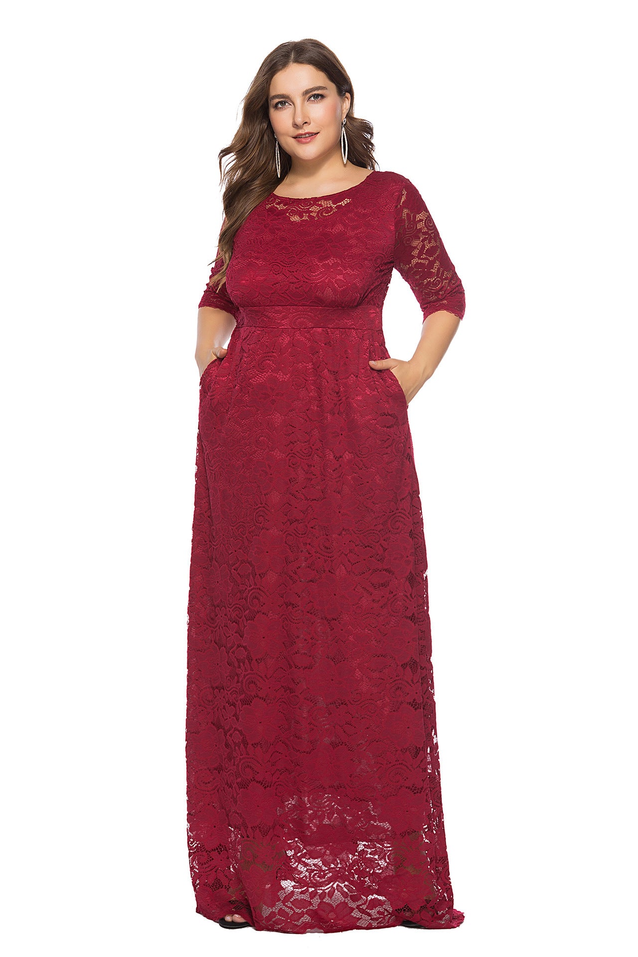 Hollow Lace Dress