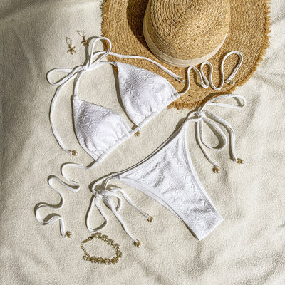 Women's Halter Lace-Up Bikini - Shé Hauté