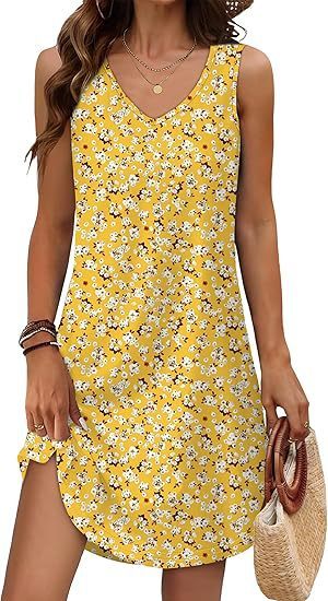 Robe fleurie coupe ample