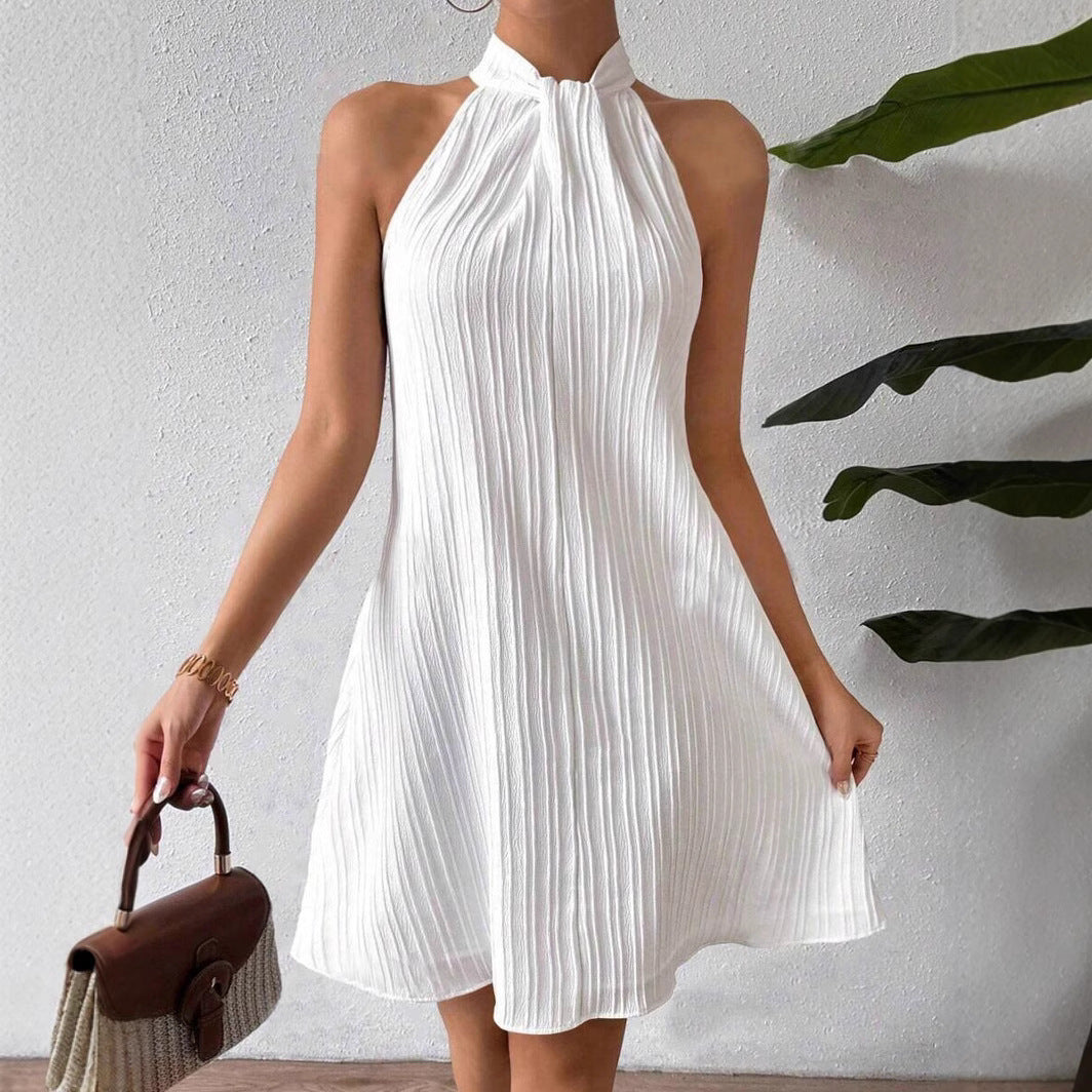 Robe drapée dos nu
