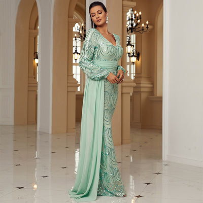Robe élégante à paillettes