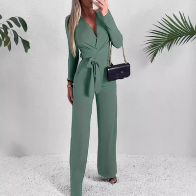 Solid Color Jumpsuit
