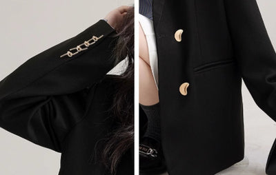 Blazer noir profilé