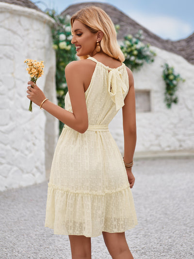 Solid Color Beach Dress