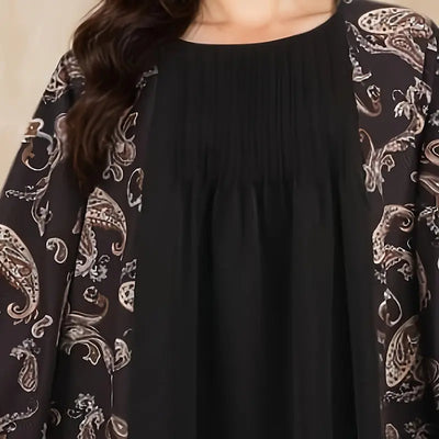 Plus Size Floral Maxi Shé Hauté