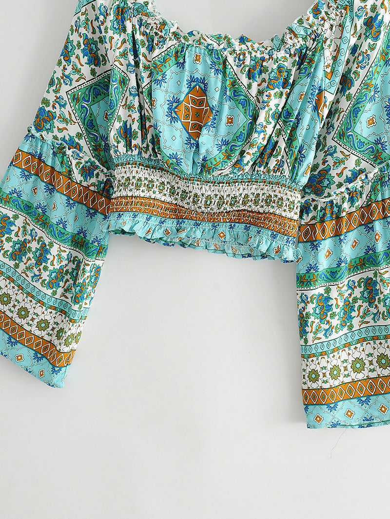 Fall Printed Suit Set