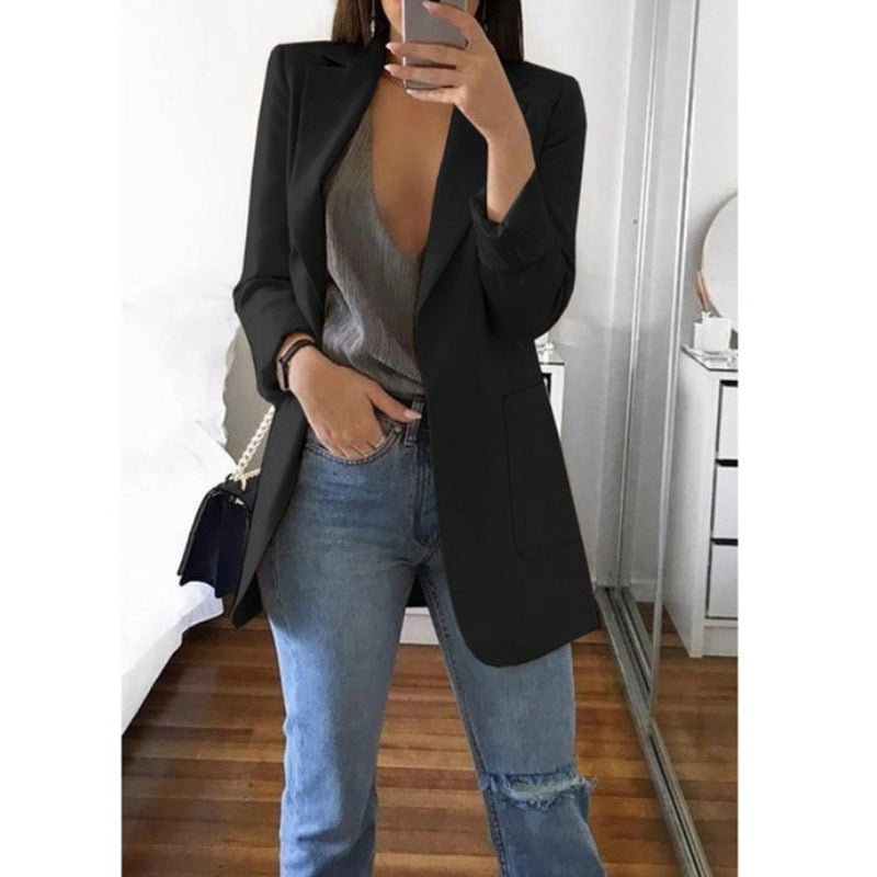 Blazer slim à revers