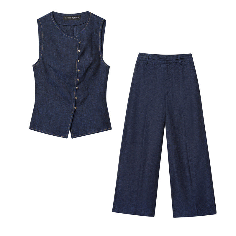 Summer Vest Suit