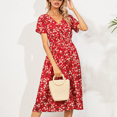 Waisted Floral Dress Shé Hauté