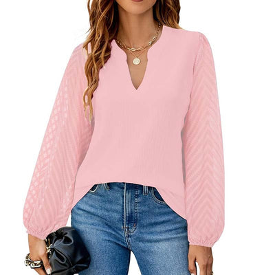 Women's Lace Chiffon Blouse