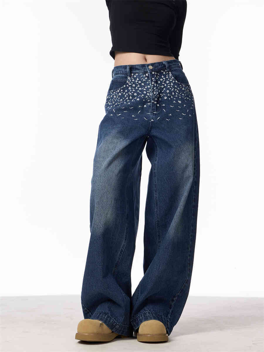 Vintage Flower Jeans