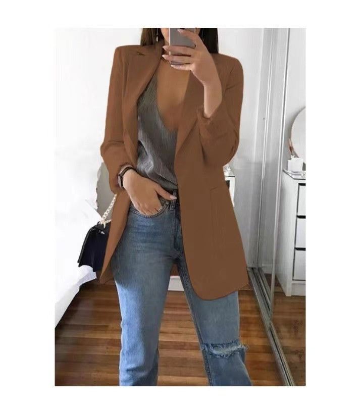 Blazer à revers slim