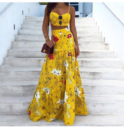 Floral Skirt Set
