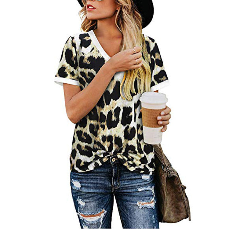Women's Loose V-Neck Tee