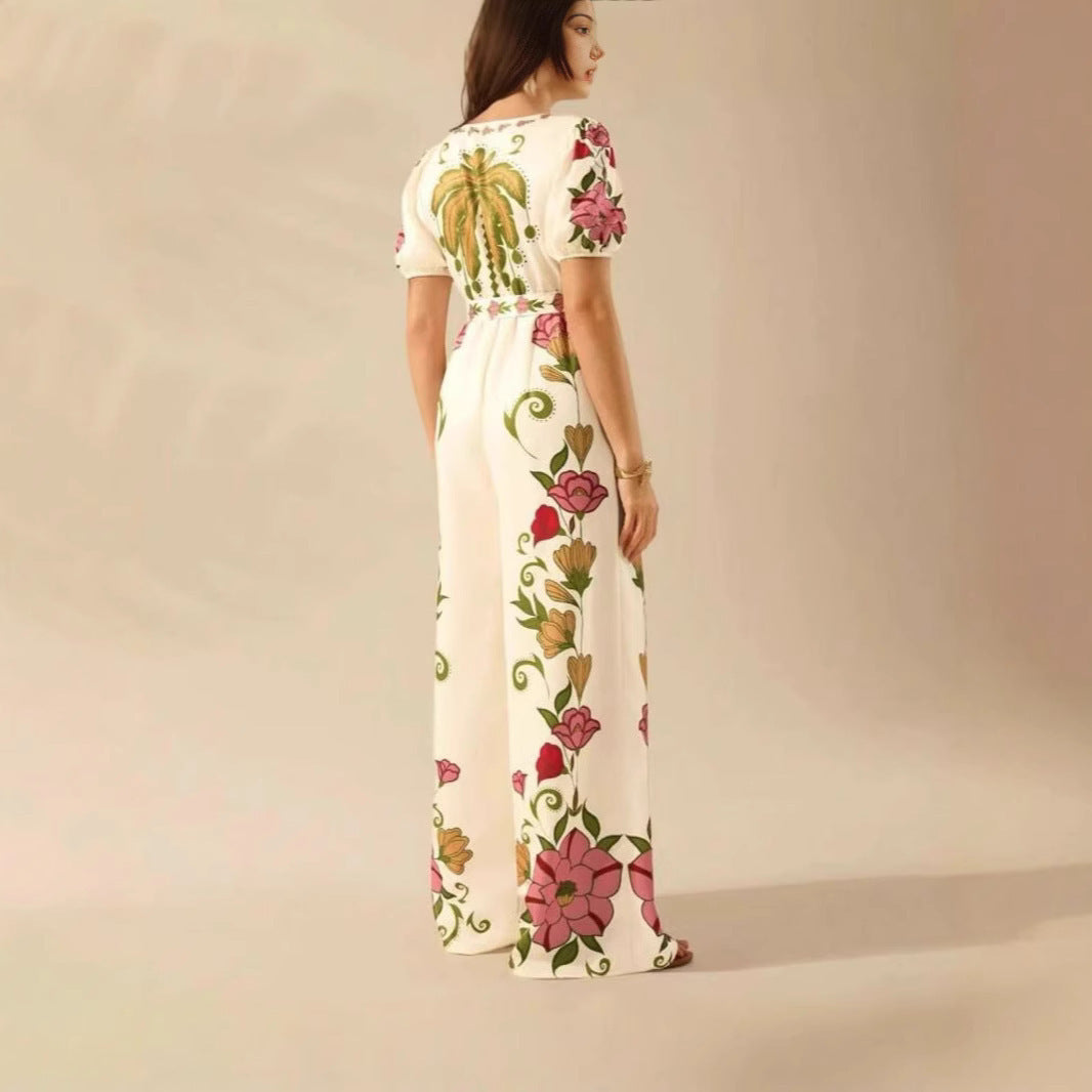 Fashion V-Neck Jumpsuit