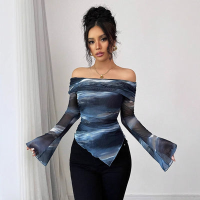 Knitted Off Shoulder Fit