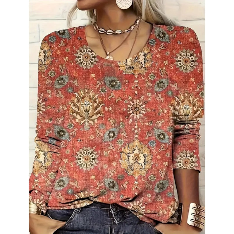 Women's Geometric Print Tee