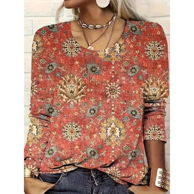 Women's Geometric Print Tee
