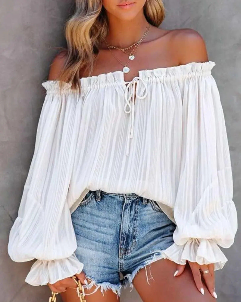 Off Shoulder Boho Top