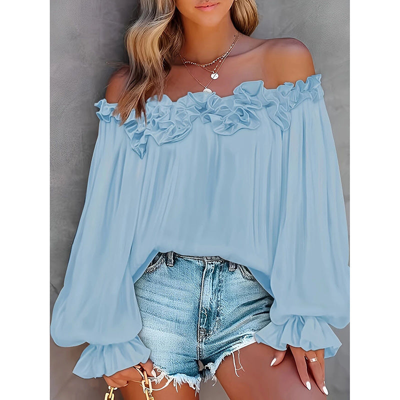 Ruffle Off Shoulder Top