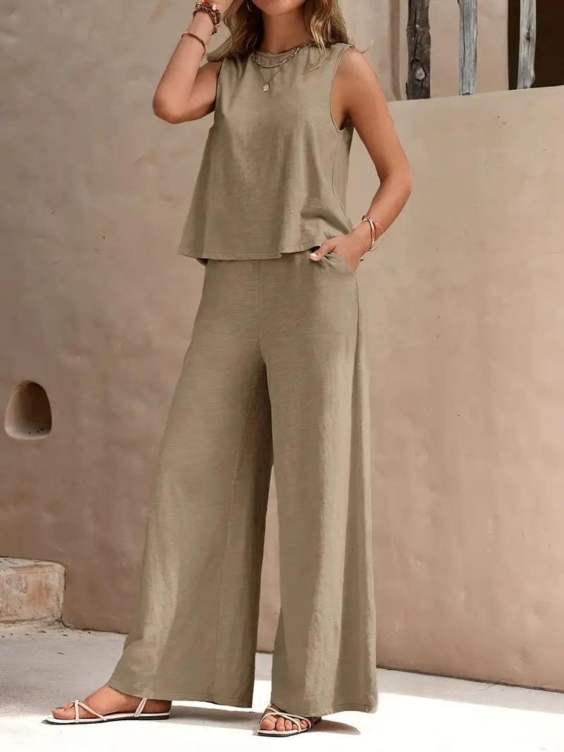 Loose Fit Trouser Set