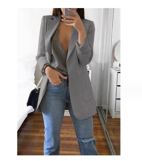 Blazer slim à revers