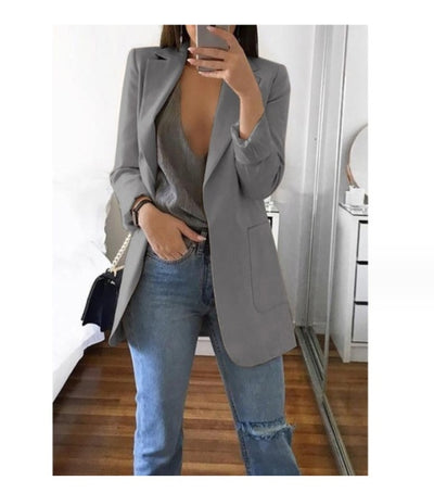 Blazer slim à revers