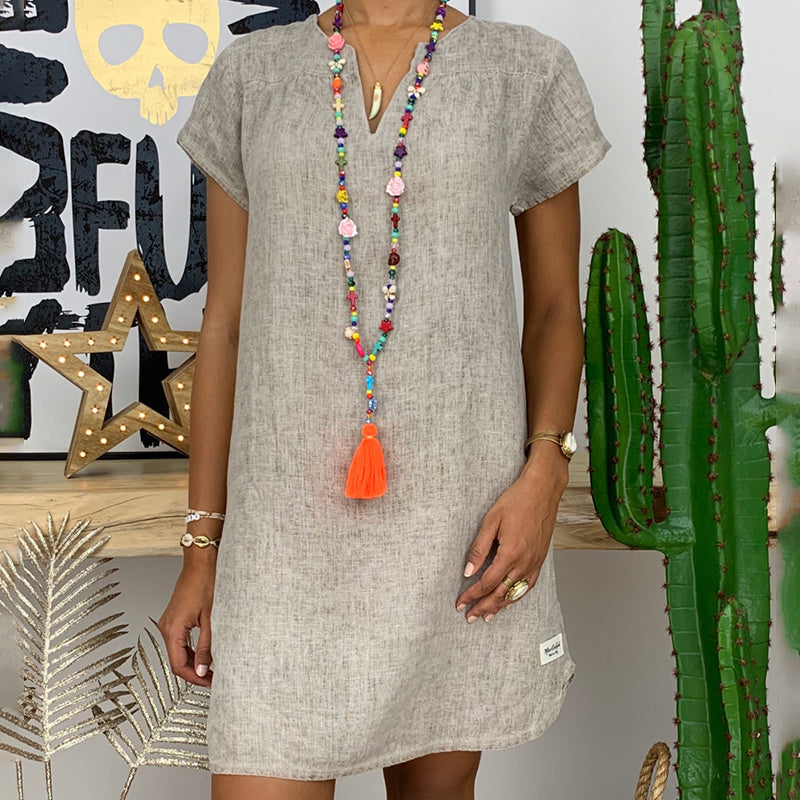 Solid Color Sundress – Women