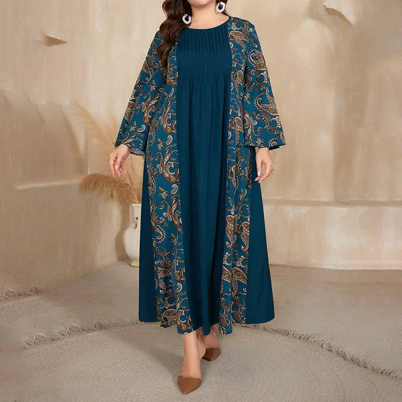 Plus Size Floral Maxi Shé Hauté