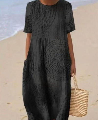 Printed Fit Dress