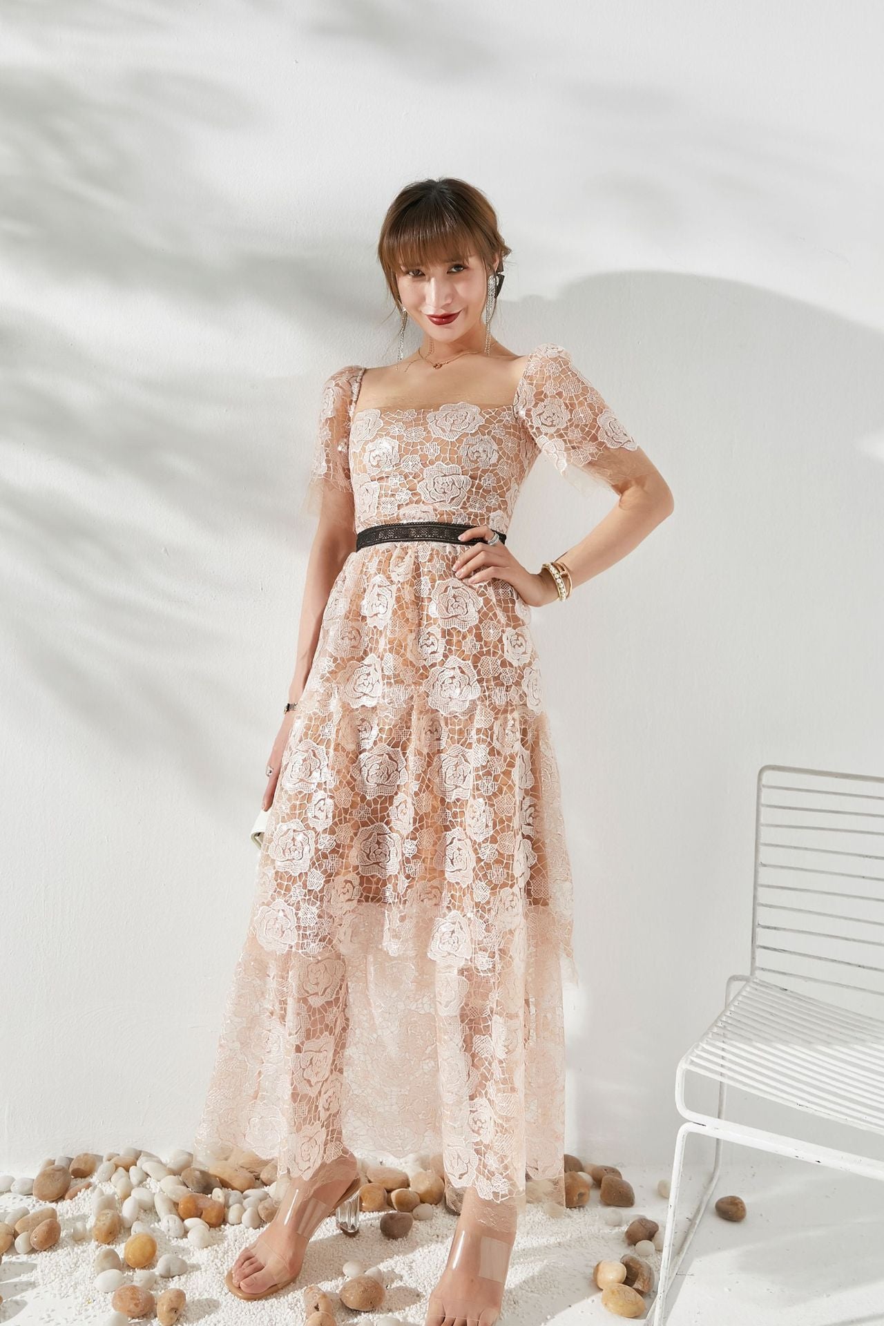 Rose Lace Dress