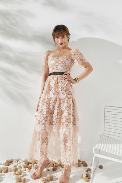 Rose Lace Dress