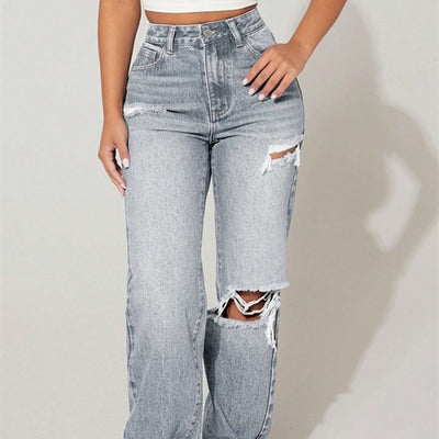 Women's Denim Trousers - Shé Hauté