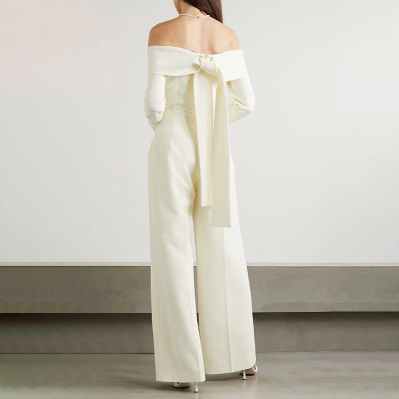 Combinaison élégante taille haute