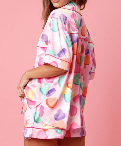 Ensemble 2 pièces en satin