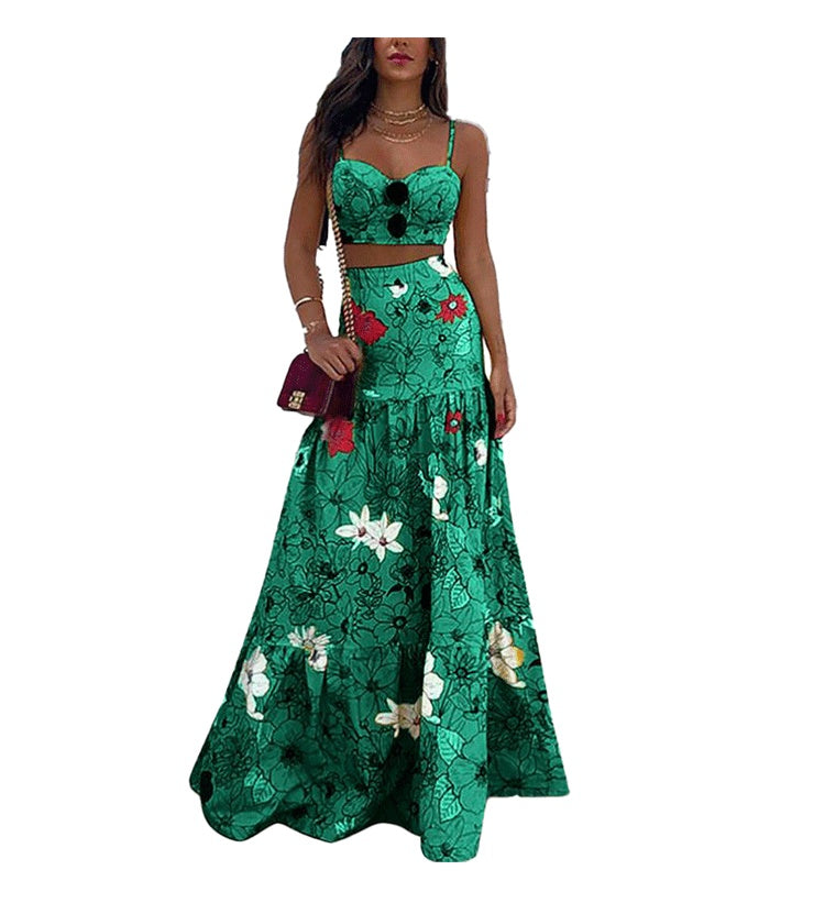 Floral Skirt Set