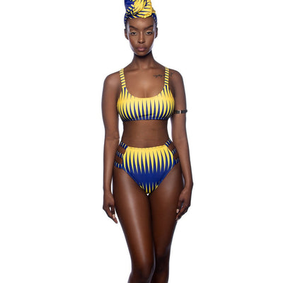 Split high waist bikini - Shé Hauté