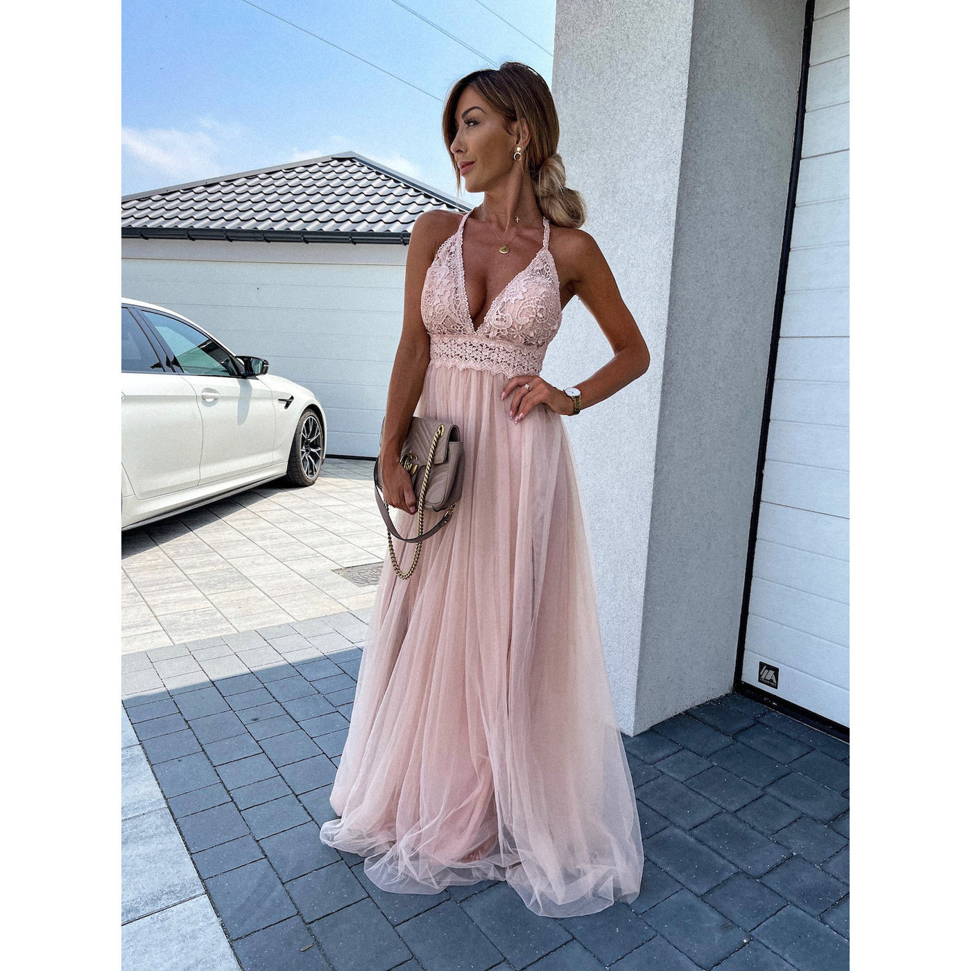 Mesh Swing Dress