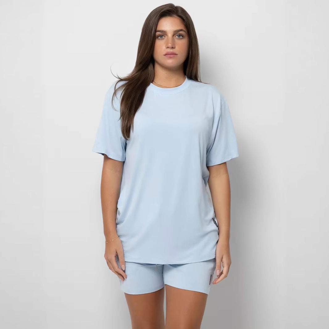 Plus Size Short Sleeve Set